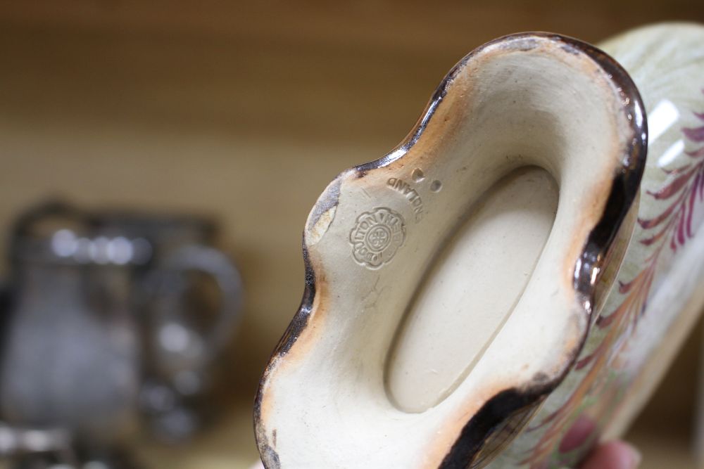 An unusual Doulton Lambeth moonflask, c.1895,